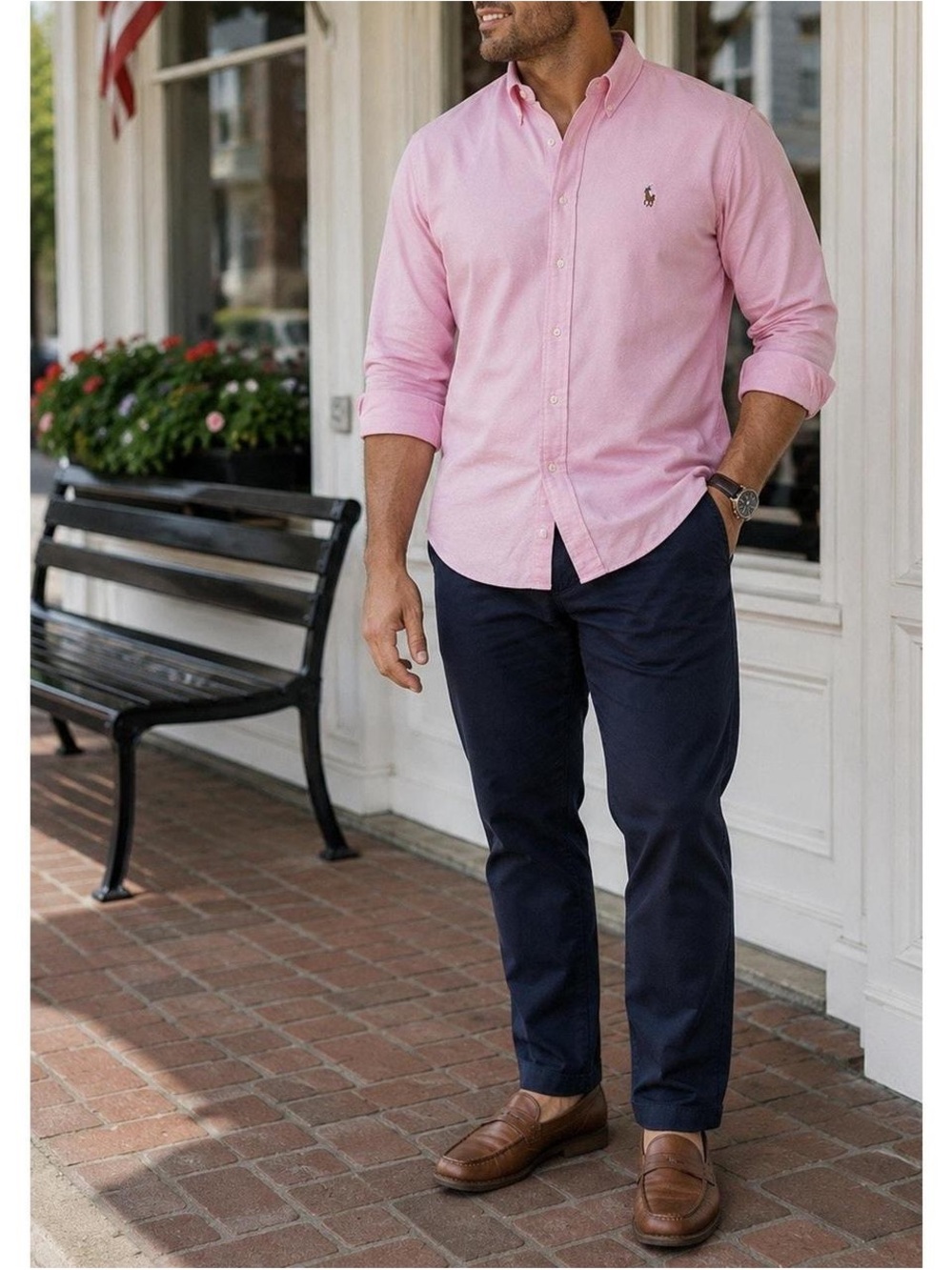 Polo by Ralph Lauren Light Pink Button-Down Oxford Shirt